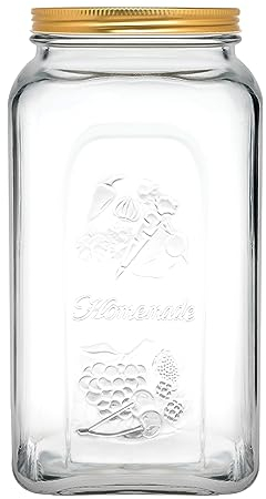 Vaso di conservazione fatto in casa con coperchio in metallo 3000cc