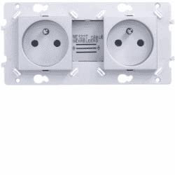 Essensya Prise Double 2P+T Titane