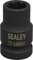Sealey VS0985 1/2 Sq Drive 14mm Square Ribe Brake Caliper Socket 7pt