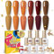 BORN PRETTY UV Nagellack Braun Rot, Gel Nagellack Set Braun Orange Rot Nude Farbgel für Gelnägel UV Lack Autumn 6 Farben Kit