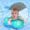 LAYCOL Schwimmring Baby mit Abnehmbarem Sonnendach, Baby Float Aufblasbare Schwimmreifen Baby für Baby ab 3-36 Monate(Grün, XL)