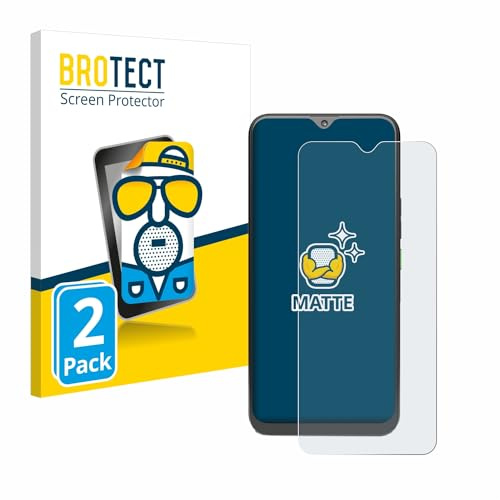 BROTECT Entspiegelungs-Schutzfolie für 4G Systems Rephone (2 Stück) Matte Displayschutz-Folie, Anti-Reflex, Anti-Fingerprint