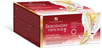 Seboradin FORTE PLUS 2 en 1 Fito Cell y Forte Hair Serum | Set de cuidado capilar contra la caída del cabello | Tratamiento capilar | Suero para el crecimiento del cabello | Cabello fuerte, sano