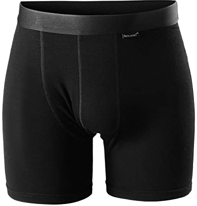 Merino Protect Caleçons en Laine Mérinos Hommes Résistant Aux Odeurs Calson Évacuation de l'humidité sous-Vêtements pour Les Randonnées Longs Vols