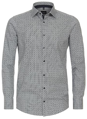 Venti Businesshemd Langarm Print Modern Fit
