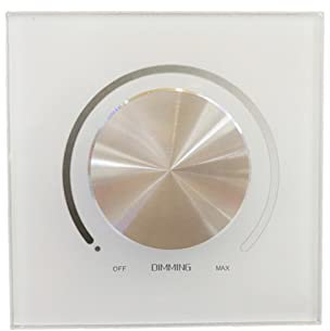 LAZIRO 11. 0V / 240V. Eingang 5A Schaltleistung 0-10V Ausgangsanleitung Knob Panel Wandhalterung Dimmer for Einzelfarbe LED Hell