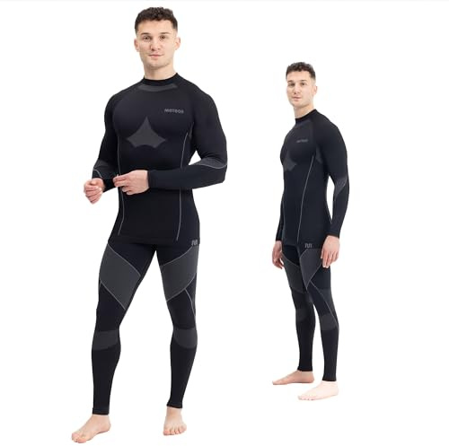 meteor® Thermounterwäsche Herren Funktionswäsche Atmungsaktiv Set Thermoaktiv unterwäsche Thermounterhemd Funktionsunterwäsche Skiunterwäsche Jungen Thermo Sportunterwäsche
