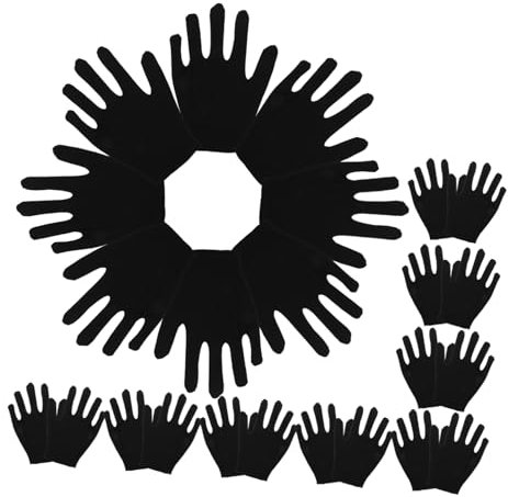 Homoyoyo 12 Pares Joyería De Guantes Guante De Inspección De Algodón Guantes Anticortes Guantes Industriales Guantes Joyas Guantes Hidratantes Almohadilla De Algodón De Las Mujeres Toque