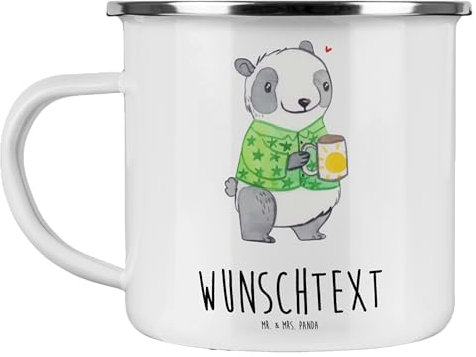Mr. & Mrs. Panda Becher Panda Burnout - Personalisierte Geschenke, Tassen Bedrucken, Überlastung, Camping, Wandern, Kaffeetasse, Erschöpfung, Tasse