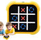 Pipihome Elektronisch Tic Tac Toe Spiel, 3-in-1 Puzzlespielkonsole, Tragbare Fidget Spielzeug, Brettspiel Familie ab 3 4 5 6 Jahre Lernspielzeug Reisespiel für Kinder
