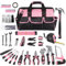 Tool Kit,220 Pcs Tool Kits for Home with Tool Storage Bag, Tools Set for Beginner,Includes Spanner, Hammer, DIY Tools Kits for Garden/Office/House Repair