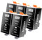 Veson 920XL Druckerpatronen, Kompatibel für HP 920 920 XL, für HP Officejet 6000 6000A 6500 6500A 7000A 7500(5 Schwarz)