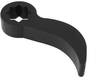 YINETTECH 1 Pc 1/2 Pry Bar Wrench Crowbar Adapter Head Tools 75mm Crowbar Tool for Fits1/2 D Breaker Bar or Ratchet Auto Repair Black
