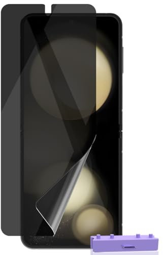 Zerrshoo Protection Écran pour Samsung Galaxy Z Flip 5, Anti-Espion Film TPU Flexible 1 Pièces Non-Verre, Anti-rayures Privacy Films de Protection pour Samsung Galaxy Z Flip 5