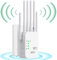 RipetitoreWiFi, AmplificatoreWiFi, extender WiFi 6 antenne Amplificatore, 2 porte LANWiFi, 1200 metri quadrati di area di copertura, potente ripetitoreWiFi per la casa e l'ufficio e la casa