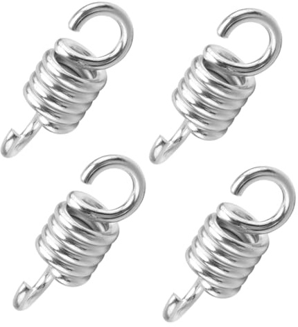 HIAKDOFT 4stücke Hängesessel Feder Aus Metall Hochbelastbare Schwingfeder Für Hängematte Hollywoodschaukel Sandbag Und Mehr Für Außenbereich Und Stabile Befestigung