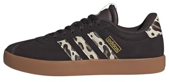 Adidas Women's Vl Court 3.0, Aurora Coffee/Crystal Linen/Amber Gum, 7.5