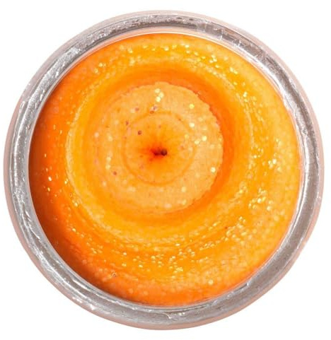 Berkley Powerbait Glitter Trout Dough - 50g Forellenteig, Farbe:Fluo Orange