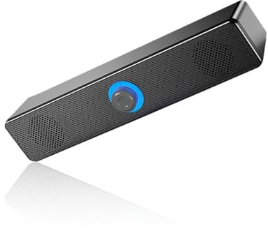 QUXVUIS Altavoz inalámbrico Compatible con Bluetooth, Subwoofer estéreo de Doble bocina, Barra de Sonido, doméstico, PC portátil de Alto Volumen, 350T