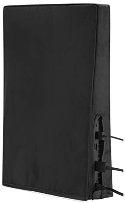 Harewtwy Dust Cover Protective Cover Waterproof and Scratch Gaming Protective Shell Suitable for Console Black