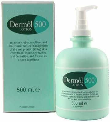 Antimicrobial Emollient Lotion – Soap Substitute & Moisturising Skin Lotion – 500ml