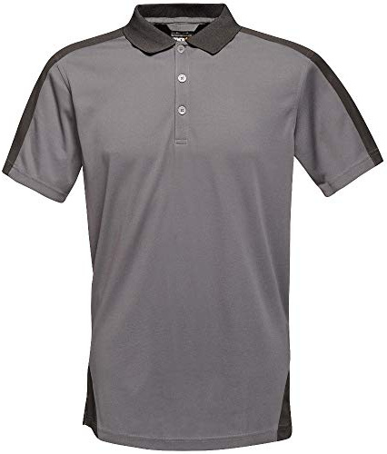 Regatta Herren Professionelles Poloshirt, Kontrastierend, Schnell Transportierend, mit Knopfausschnitt Professionelles Poloshirt mit kontrastierendem Coolweave-Design (1er Pack)