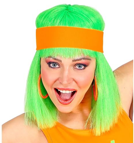 W WIDMANN MILANO Party Fashion - Neon Stirnband, 80er Jahre, Einheitsgröße, Accessoire, Kostüm, Mottoparty, Karneval