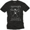 Musik T-Shirts mit Gitarre Leonardo DA Vinci schwarz Männer XXXXL