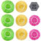 Plastic Bowl Cover Plastic Food Covers, 90 PCS Elastic Colorful Bowl Covers, Elastic Food Bowl Storage, Elastic Food Bowl Storage Covers, for Vegetable Freshness Protection or at Home Food Storage