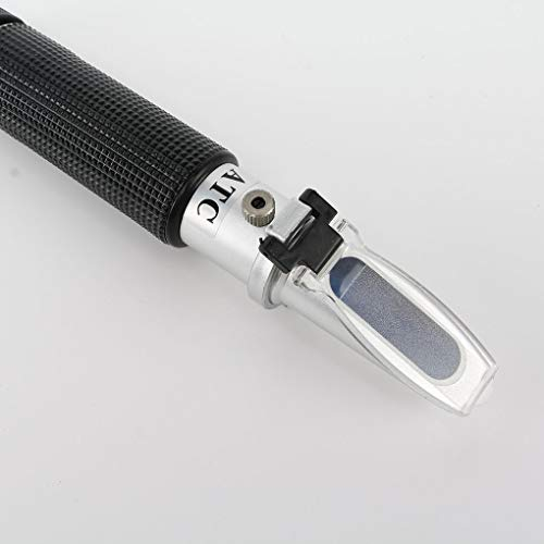 Byubox Hand Salinität Refraktometer 0-10% Wasser Salzkonzentration Tester Aräometer 1.000-1.070SG Mariculture Salinometer