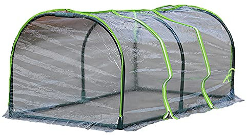 SJDWDX - Serra da giardinaggio trasparente, rinforzata, pieghevole, resistente alla pioggia, per piante grasse e fiori