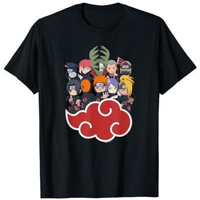 Naruto Shippuden Groupe Akasuki SD T-Shirt