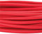 Cavo tessile per lampade, 3 fili, 3x 0,75 mm², cavo elettrico con conduttore di terra, accessori per lampada (10m, Rosso)