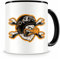 Samunshi® Tasse mit Motiv Vintage Adler Kaffeetasse Lustige Tassen zum Geburtstag für Motorrad Fahrrad Roller Auto Chopper Hot Rod Bopper oder Endur