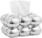 Anding Taschentuchbox, Keramik, Aschenbecher, Kerzenhalter, Vase, Badezimmer, Waschtisch-Aufsatz, abstrakte Wohnkultur, Regal, Silber, Weiß, Gold, A1105 Silber