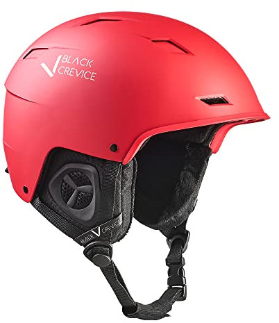 BLACK CREVICE Skihelm GERLOS rot, L (58-61cm)…