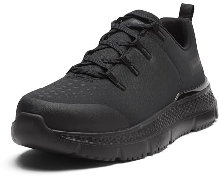 Timberland PRO Men's Intercept Steel Safety Toe Industrial Athletic Work Shoe, Black, 9.5M