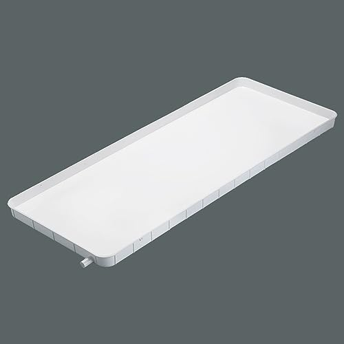 DELURA Bac de Récupération des Condensats, Climatiseur Mobile Plateau en Plastique Bac D'égouttement de Condensation, Bac Condensat Clim Kit de Tuyau de Vidange (Color : 5m Tube, Size : 91.5cm)