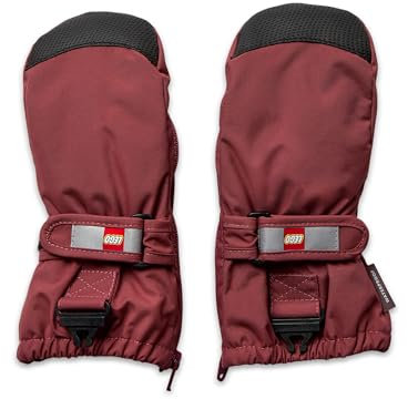 Kabooki Unisex Kinder LWARIPO 703-Fäustlinge mit Membran Fäustlinge, Light Bordeaux, 80