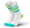 INCYLENCE Laufsocken für Damen und Herren mit leichter Kompression,1 Paar (DE/NL/SE/PL, Numerisch, 39, 42, Regular, Regular, Disrupts Green Cyan)