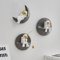 FJSPERM 3Pcs Weltraum Astronaut Wanddeko Kinderzimmer, 3D Kinder Thema, Moderne Astronaut Dekorationen für Wohnzimmer, Schlafzimmer, Babyzimmer