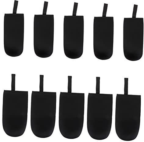 BESPORTBLE 30 Pièces Ensemble de Tasses à Eau en Verre Couvercle pour Bouteille fourre-Tout pour Bouteille d'eau Housse Gourde Bouchon Bouteille Couvre-gobelets Thermiques Black