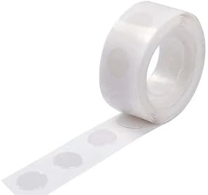 LIPENGS Party deko Doppelseitige Klebepunkte Transparent Abnehmbarer Ballon Klebeband Kleber Für DIY Hochzeit Geburtstag Party Dekor-15Roll 1500 Stück-Transparent