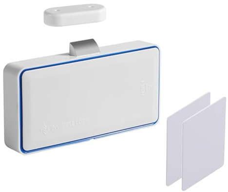 Dsdhuf Serrure D'Armoire Cachée, Serrure Électronique Intelligente NFC RFID de Sécurité pour Enfants pour Armoire, Tiroir, Casier, Placard