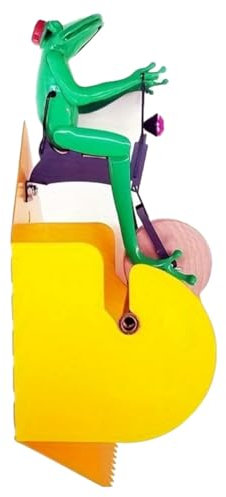 Lizien Kreativer Papierrollenhalter Zur Wandmontage mit auf - Einzigartiges Design, Perfekt Als Dekoration für Badezimmerwand