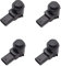 QASULER 4 PCS PDC Parksensor Parkradar, for, for Mercedes-Benz, W204 W211 X164 X204 W164 W221 C216 R230 R171 0009052402 Rückwärtsparksensor