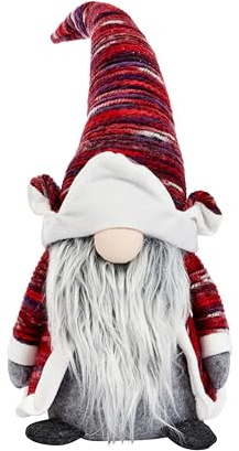 Smart Garden Weihnachtliche Plüschfigur Nordic Sven Gonk Festliche Dekoration – 40 cm – Stehend – Weihnachtsdekoration für Zuhause – festliche Idee für Weihnachten – Weihnachtsgonk Dekor