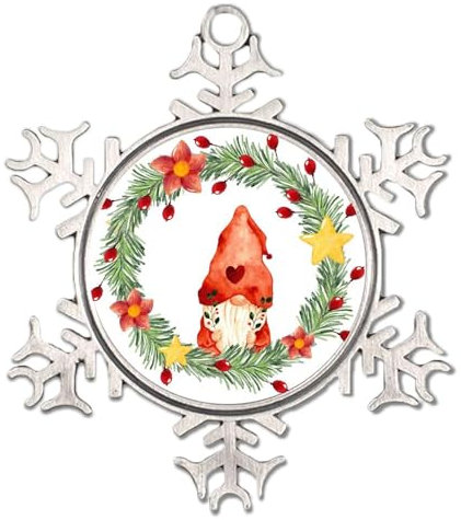 Schneeflocken-Ornamente My First Christmas, Weihnachtsmann-Wichtel, lustige Weihnachtskugel, Weihnachtsmann-Kranz, Innendekoration, Andenken, Geschenk, Namensschilder