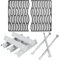 BBQration Grillteile für Napoleon Rogue 425 Rogue SE 425 Rogue XT 425 Freestyle 425 RXT425SIBPK-1 RXT425SBNMK-1-A, Grillrost, Heizplatte & Brenner Ersatzteile für Napoleon Grillzubehör