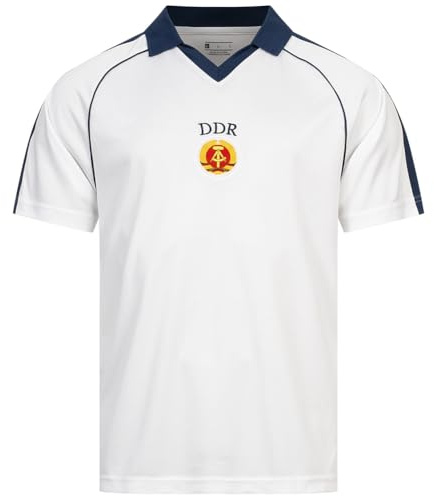 JELEX Retro History Herren Trikot | mit eingesticktem Logo & Kurzarm | Nostalgie-Design für Fußballfans | ideal für Sammler